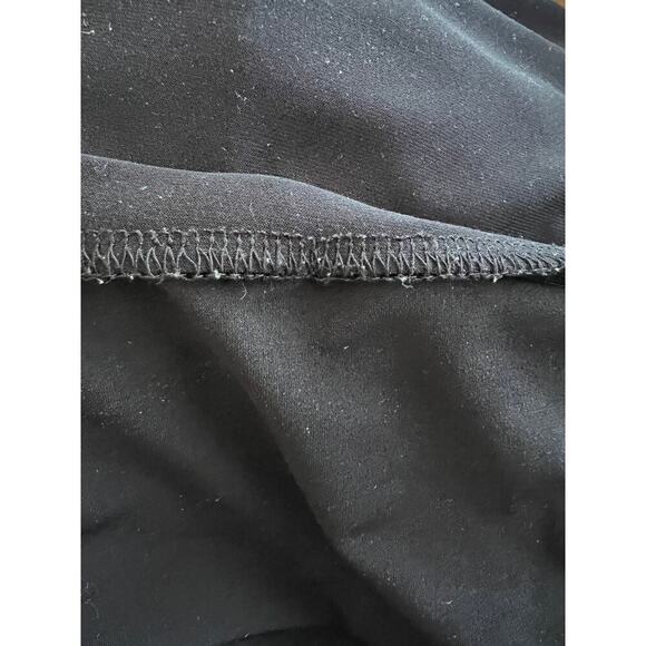 Sympli Slinky Pants Pull On Sz 14 Black Wide Leg Stretchy Flare Basic - Picture 3 of 9